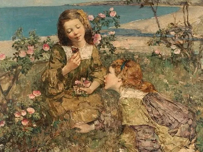 1864-Edward Atkinson Hornel - Meraviglia